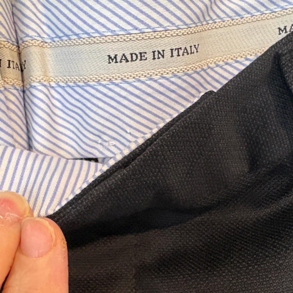 Kirkland Signature Men's Navy Dress Pants - Picture 2 of 6